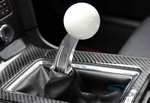 Billet Pro Mustang Shifter Handle w/ White Knob (05-10)